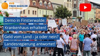 Update zum Klinikum ElbeElster  Demo und Finanzierung [upl. by Enelav]