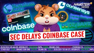 Terraform Labs shuts down SEC delays Coinbase case Decentraland hacked on X ⚡️ Hamster News [upl. by Niehaus743]