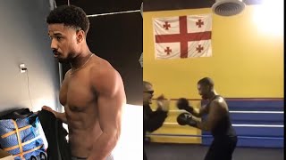 Michael B Jordan Workout Compilation [upl. by Omora63]