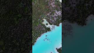 Bacalar México canal de los piratas Dron Dji Air 3 nature bacalarmexico travel drone [upl. by Wunder]