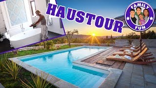 MEGA HAUSTOUR  UNSER NEUES HAUS   FAMILY FUN [upl. by Yanarp]