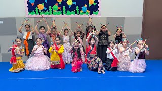 Kamariyamitron navratri specialdandiya choreography laurels school… [upl. by Aguste]