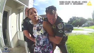 Entitled Boyfriend Beater Learns She Cant Intimidate Police [upl. by Anneis]