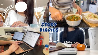 study diaries🥪大学院生の日常 浮気されていた話  これもまた人生  studying at library  back to uni 📝 [upl. by Llenart]