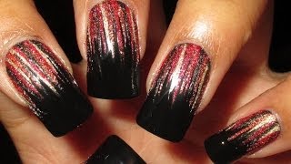 Harvest Waterfall Nail Art Tutorial [upl. by Ettenyl]