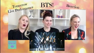 BTS Tomorrow Live Performance Reaction [upl. by Chastity]