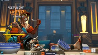 POTG THIS IS SICK JUNKRAT MAIN AQUAMARINE JUNKRAT GAMEPLAY OVERWATCH 2 SEASON 8 [upl. by Ydnys354]