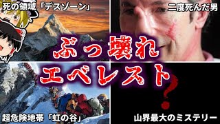 【総集編】貴方はいくつ知ってる？世界最高峰エベレストのヤバすぎる話まとめ！7000m越えのデスゾーンや虹の谷はなぜ危険なのか、山岳史上最大級の大量遭難の真相など徹底解説！【ゆっくり解説】 [upl. by Laise]