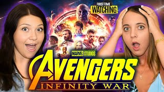 AVENGERS INFINITY WAR  Marvel MOVIE REACTION  First Time Watching [upl. by Corette]