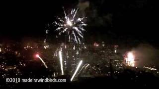 Madeira 2010 New Year Fireworks HD [upl. by Llerral695]