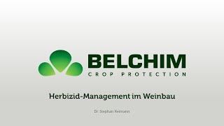 Herbizidmanagement im Weinbau [upl. by Chrissie]