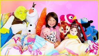 Learn Colors with Ela and Lots of Colorful Toys  AmyBabyShow [upl. by Naoma]