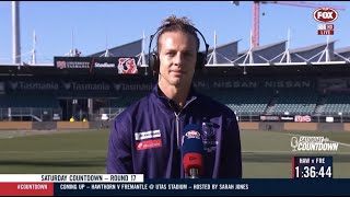 Nat Fyfe on Saturday Countdown  Fyfe 200 [upl. by Dina]