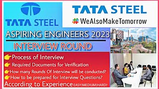 Tata Steel AEP 2023 Interview preparation  Tata Steel aet Interview  Tata Steel aep 2023 interview [upl. by Llertnov]