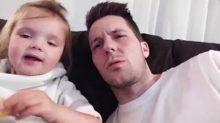 Teaching 3 year old Josie the Beatboxing basics [upl. by Eioj]