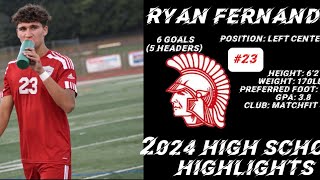 2024 High School Highlights  23 Left Center Back [upl. by Albers305]