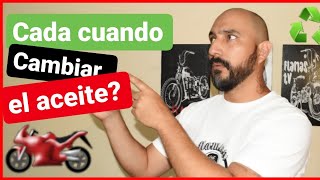 🧰Cada cuanto debo CAMBIAR EL ACEITE a mi moto🤔 5 tips para quotsaberloquot sin tener información 😮😮😮 [upl. by Sokul]