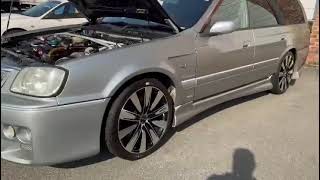 1997 Nissan Stagea RSFour V running video [upl. by Kciv]