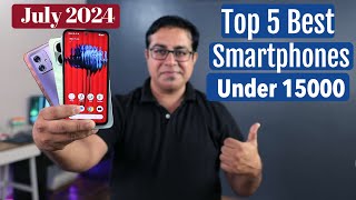 Top 5 Best Phones Under 15000 in July 2024 I Best 5G Mobile Under 15000 [upl. by Nahtanoy542]