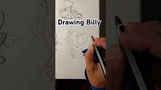 Drawing Billy from The Grim Adventures of Billy amp Mandy cartoonnetwork cartoon billyandmandy [upl. by Addison730]