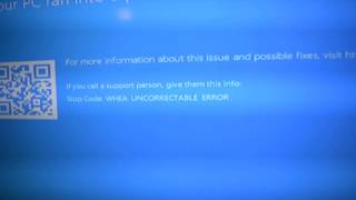 Windows 10 quotWHEA UNCORRECTABLE ERRORquot Endless Loop Help [upl. by Sulihpoeht801]