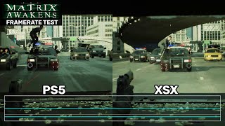 UE5 Matrix Awakens PS5 XSX Frame Rate Test [upl. by Stulin]