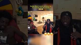 kodakblack was higher than the cost of living dawg I thought he was clean kaicenatlivestream [upl. by Tobey]