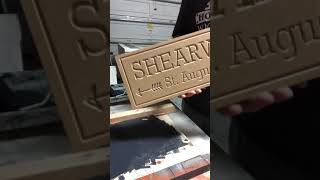 Easiest way to paint V Carved wood signs [upl. by Andria]