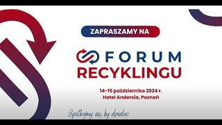 Sławomir Kiszkurno o Forum Recyklingu [upl. by Plerre143]