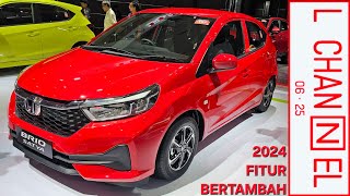 Spec Walkaround Honda Brio Satya E CVT DD1 Facelift Improvement 2024  Indonesia [upl. by Dorinda]