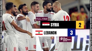 AsianQualifiers  Group A  Syria 2  3 Lebanon [upl. by Osei]