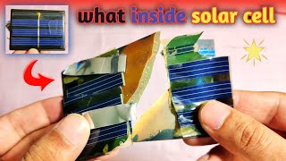 what is in solar cell  solar cell inside material [upl. by Noorah24]