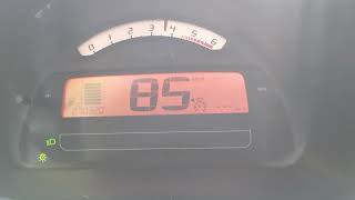 Citroen C3 Pluriel 2009 14 Hdi 0100 Acceleration [upl. by Myrwyn]