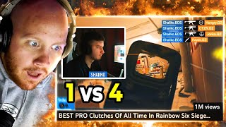 TIMTHETATMAN REACTS TO INSANE PRO PLAYS IN RAINBOW 6 [upl. by Navaj]