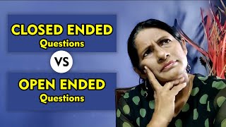 Closed ended VS Open ended questionswith examples [upl. by Durr687]