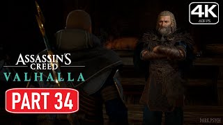 Assassins Creed Valhalla GameplayWalkthrough Part 34 4K 60fps PC  No Commentary [upl. by Kimitri]