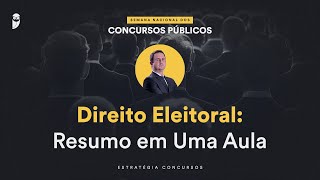 Direito Eleitoral Resumo em Uma Aula  Semana Nacional EC 24 [upl. by Enimaj185]