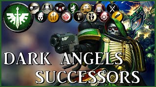 DARK ANGELS SUCCESSOR CHAPTERS  The Unforgiven  Warhammer 40k Lore [upl. by Aremmat]