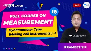 Dynamometer Type Moving Coil Instruments  1  Lec 18  Measurement  GATE 2021 EE Exam [upl. by Anilehcim984]