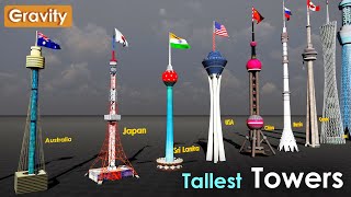 Tallest Towers in the World [upl. by Ecirtel]