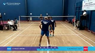 BOMBAY GYMKHANA VETERAN STATE BADMINTON CHAMPIONSHIP MUMBAI2024  A VIG amp S SAXENA VS A BILAWALA [upl. by Arimlede]