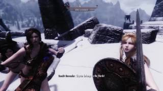 Skyrim Mods PC  No Stagger Camera No Stagger Animation [upl. by Maddalena]