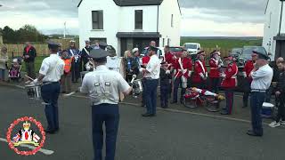 Freeman Memorial  Cloughmills Crown Defenders Parade 2024 [upl. by Noimad]