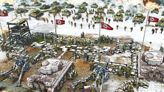 Can German Army FORTRESS Hold VS 3000 RUSSIAN ARMY  Gates of Hell WW2 Mod [upl. by Aerol]