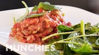 How To Make Steak Tartare with Julien Ponthieu [upl. by Yrag]