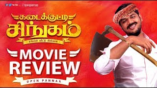 Kadaikutty Singam movie review by Vj Abishek  Open Pannaa [upl. by Airret]