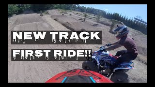 NEW PITBIKE TRACK FIRST RIDE NICK GENNUSA [upl. by Fred617]