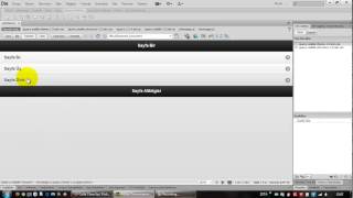Arşiv Adobe Dreamweaver CS6da Mobil Uygulamalar Geliştirme Ders 38 [upl. by Parker812]