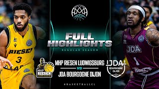 MHP RIESEN Ludwigsburg v JDA Bourgogne Dijon  Full Game Highlights  BasketballCL 202324 [upl. by Katzman]