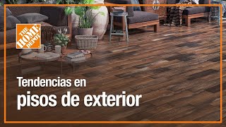 Conoce las tendencias en pisos de exterior  Pisos [upl. by Lednyk]